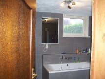 mirror in bathroom
